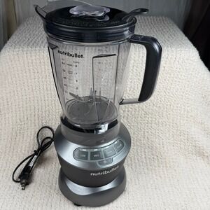 Nutribullet Blender Combo NBF-12A 1200W Dark Gray 64oz Pitcher 3-Speed Pulse